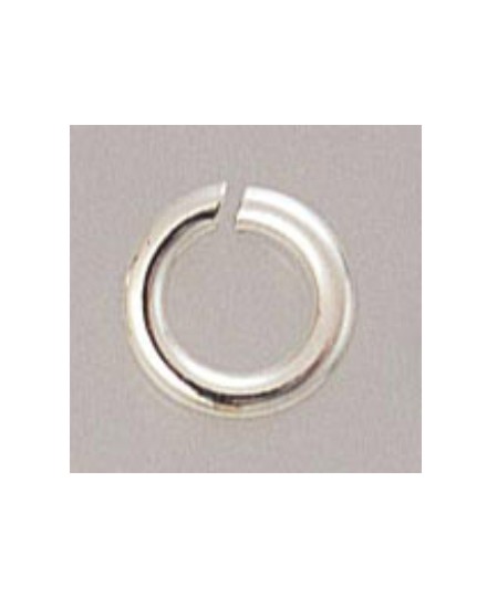 Silver ring  open , 4mm / 0,5mm