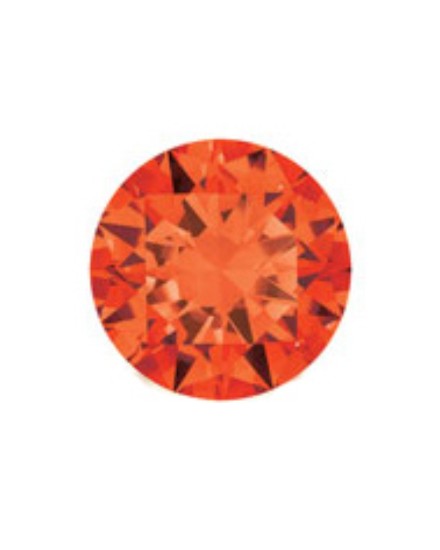 Cubic Zirkonia orange 2mm