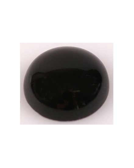 Cabochon black agate 6mm