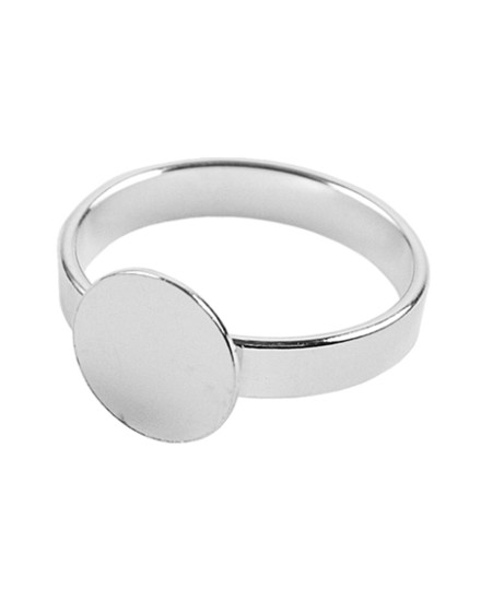 Ring blank 49-52, silver d=10mm