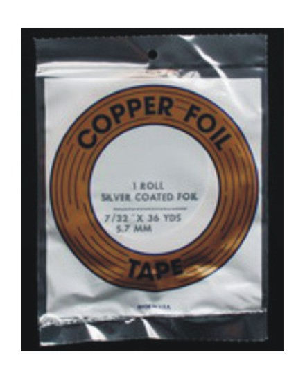 Copper foil EDCO silver 6,3mm (1/4")
